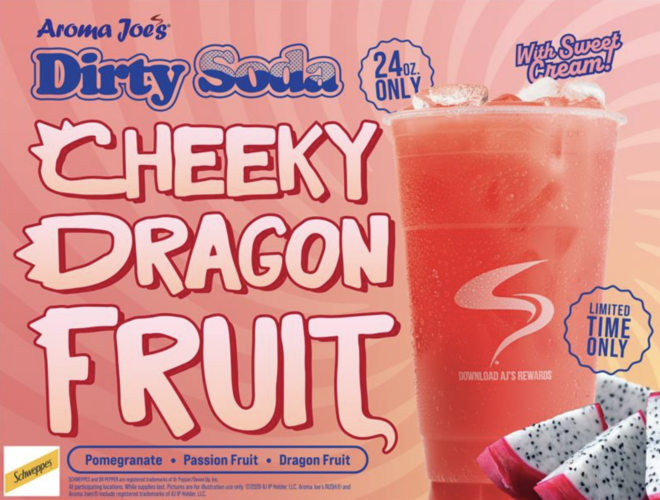 Aroma Joe's launches its dirty sodas